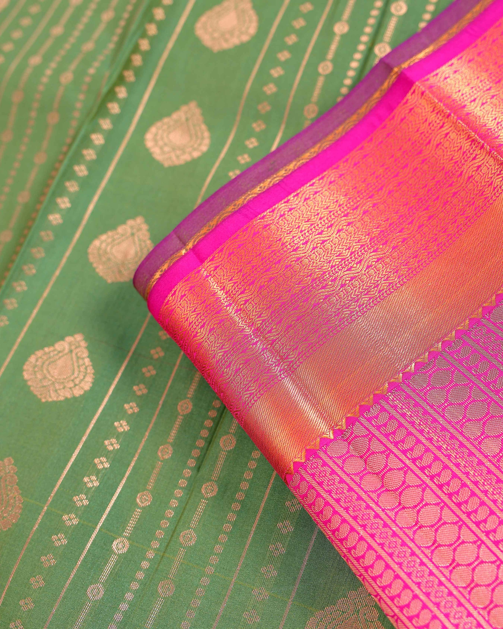 buy-1-get-2-offer-silk-saree-green-three