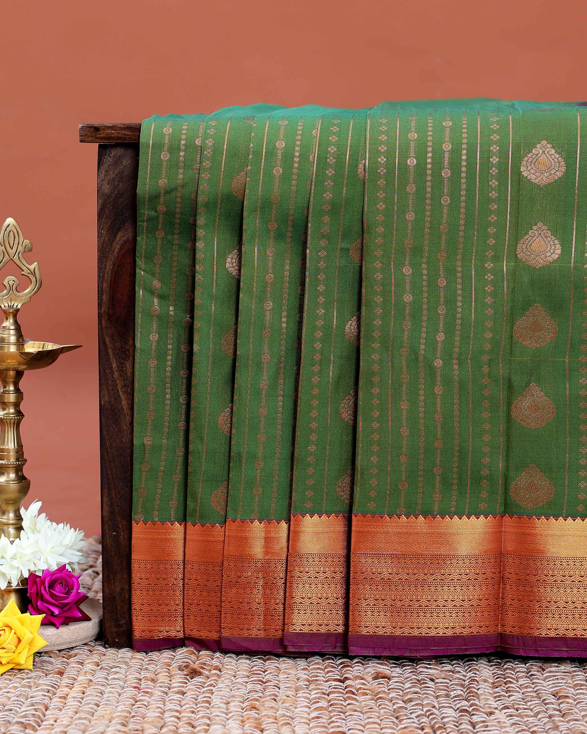 buy-1-get-2-offer-silk-saree-green-three