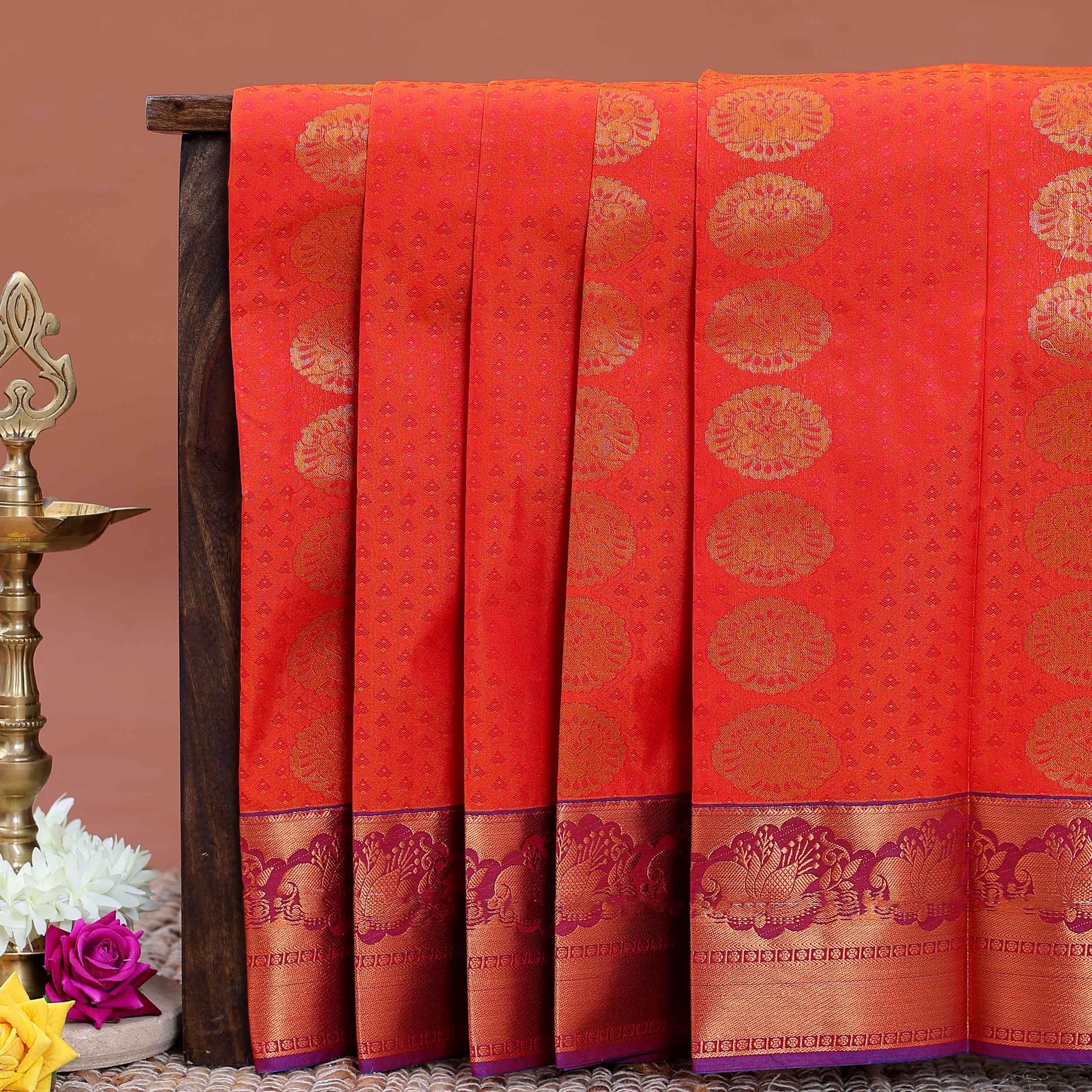 buy-1-get-2-offer-silk-saree-orange-two