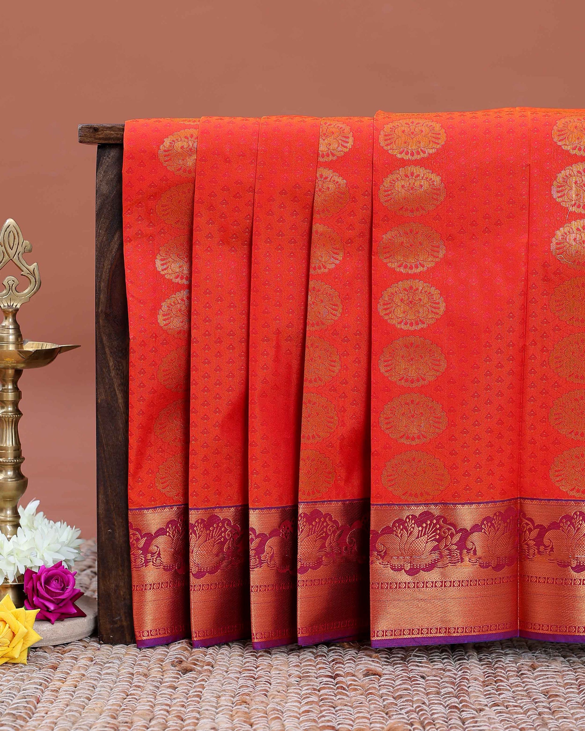 buy-1-get-2-offer-silk-saree-orange-two