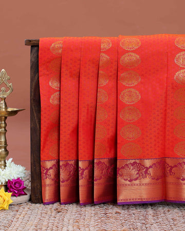 buy-1-get-2-offer-silk-saree-orange-two