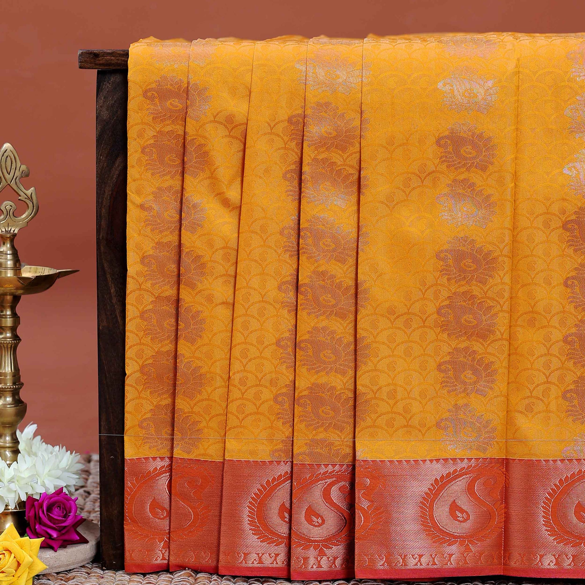 buy-1-get-2-offer-silk-saree-yellow-two