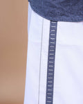 dhoti border-blue