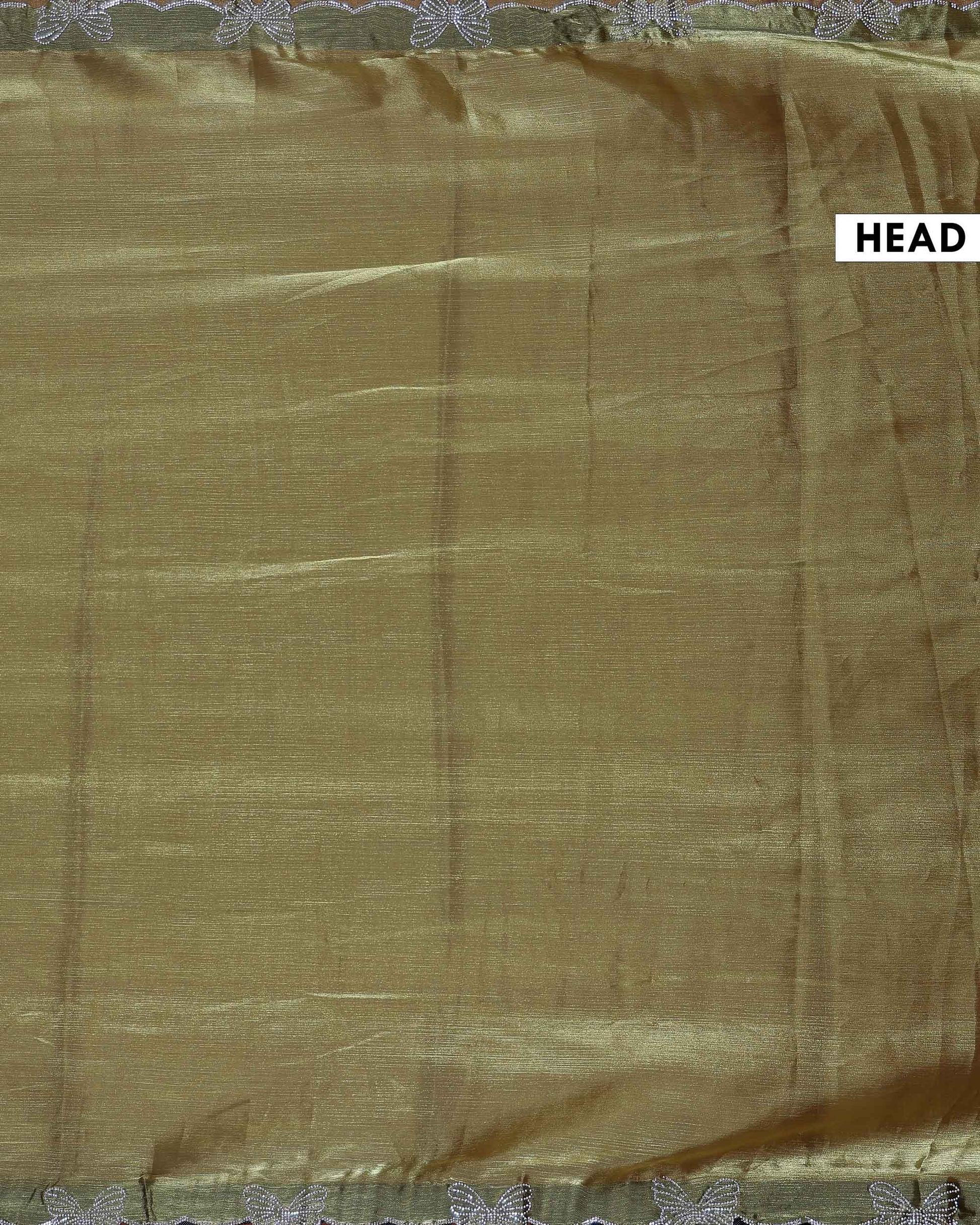 elegant-fancy-saree-with-subtle-sheen-finish-delicate-butterfly-patterned-lace-border-Green