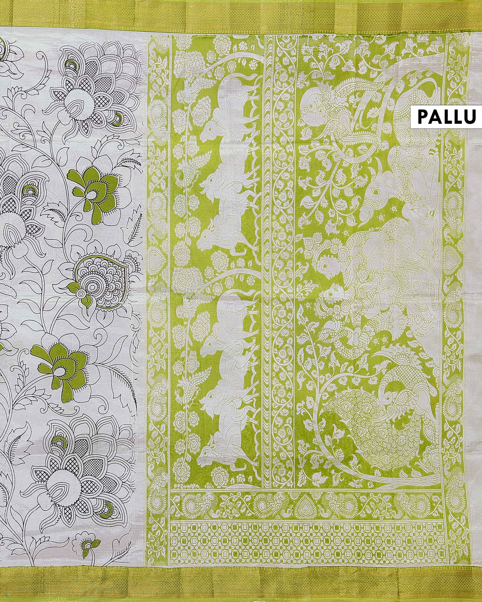 elegant-mangalagiri-semi-chanderi-saree-with-kalamkari-inspired-floral-motifs-and-a-contrast-zari-border-white-one