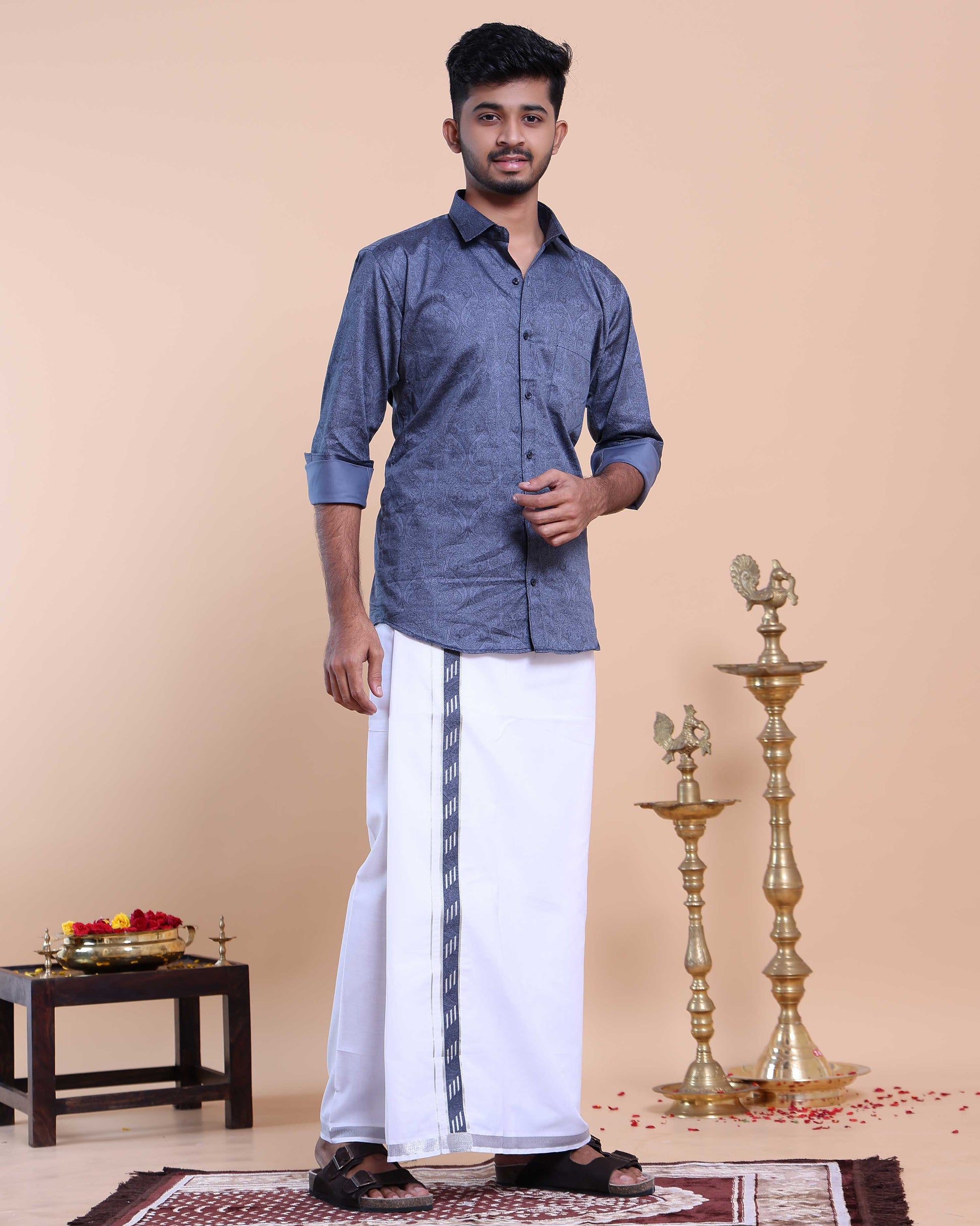 elegant-mens-ethnic-full-sleeve-shirt-dhoti-set-with-zari-border-blue-fourteen
