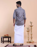 elegant-mens-ethnic-full-sleeve-shirt-dhoti-set-with-zari-border-grey-four