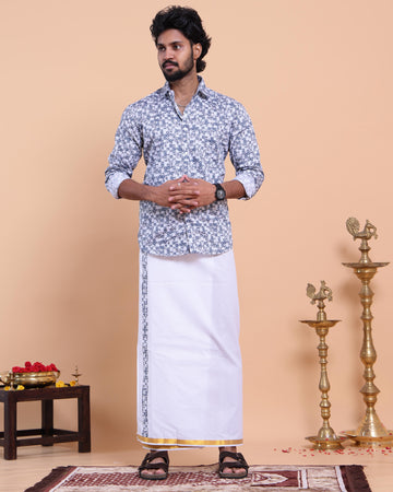 elegant-mens-ethnic-full-sleeve-shirt-dhoti-set-with-traditional-border-blue-Seven