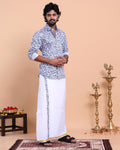 elegant-mens-ethnic-full-sleeve-shirt-dhoti-set-with-traditional-border-blue-five