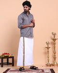 elegant-mens-ethnic-full-sleeve-shirt-dhoti-set-with-traditional-border-grey-five