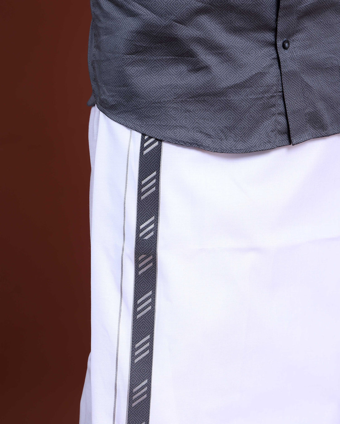 elegant-mens-ethnic-full-sleeve-shirt-dhoti-set-with-traditional-border-grey-nine