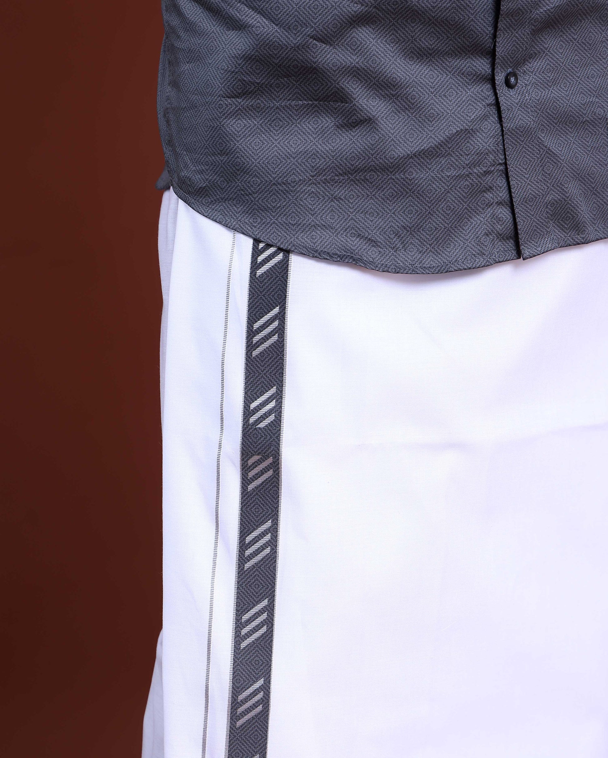 elegant-mens-ethnic-full-sleeve-shirt-dhoti-set-with-traditional-border-grey-nine