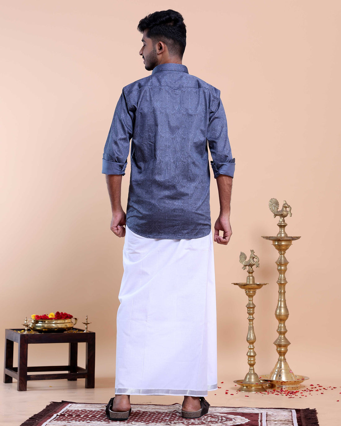 elegant-mens-ethnic-full-sleeve-shirt-dhoti-set-with-zari-border-blue-eleven