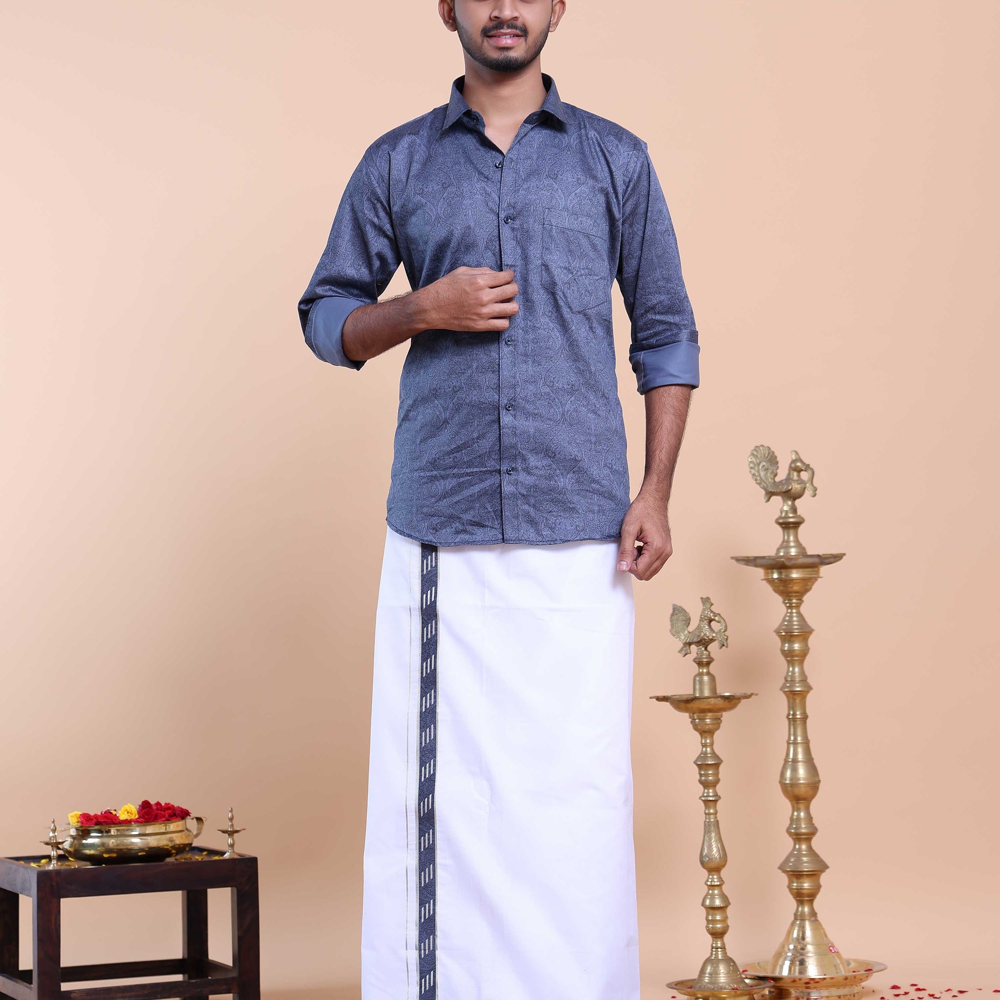 elegant-mens-ethnic-full-sleeve-shirt-dhoti-set-with-zari-border-blue-fourteen