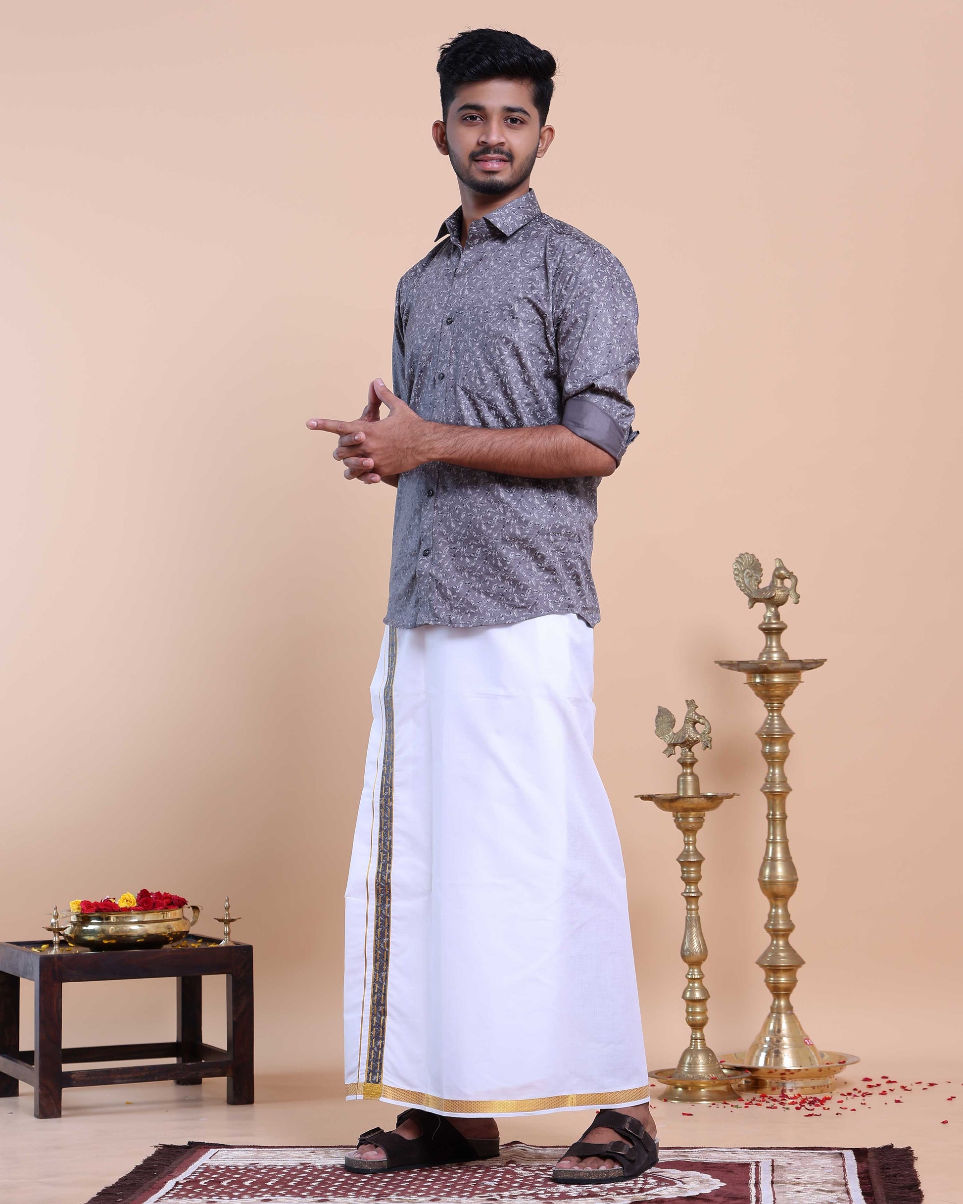 elegant-mens-ethnic-full-sleeve-shirt-dhoti-set-with-zari-border-grey-four