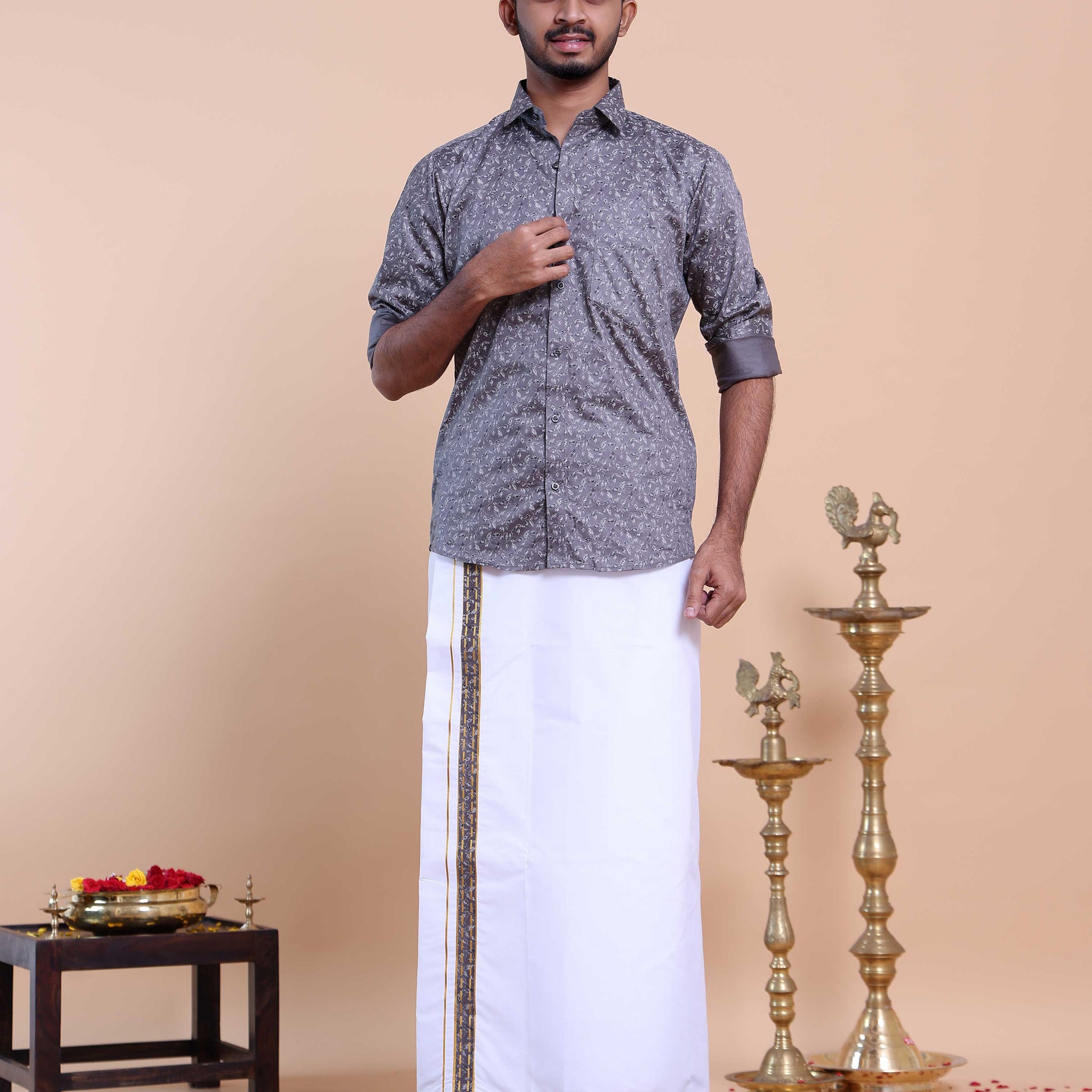 elegant-mens-ethnic-full-sleeve-shirt-dhoti-set-with-zari-border-grey-four