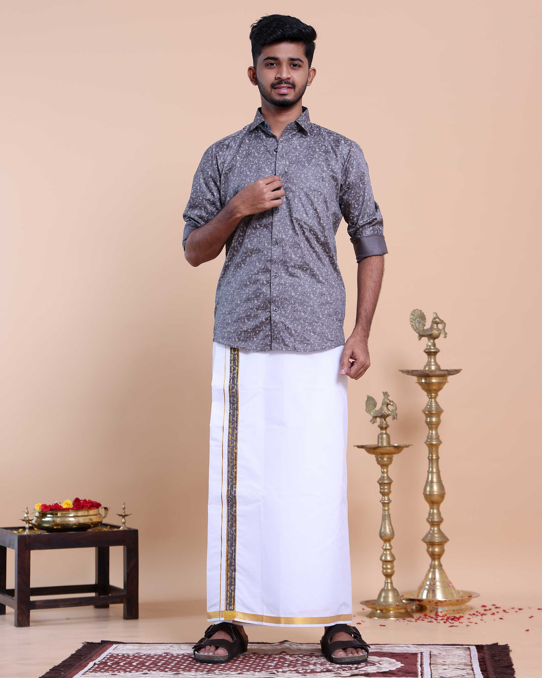 elegant-mens-ethnic-full-sleeve-shirt-dhoti-set-with-zari-border-grey-four