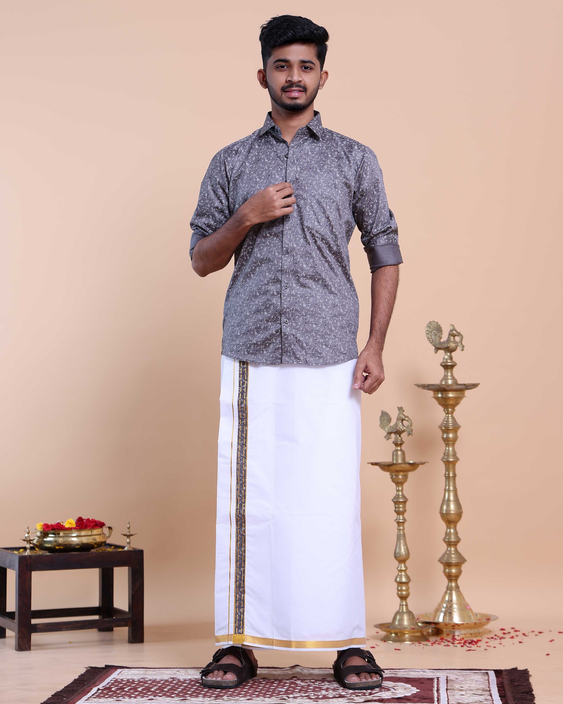 elegant-mens-ethnic-full-sleeve-shirt-dhoti-set-with-zari-border-grey-four