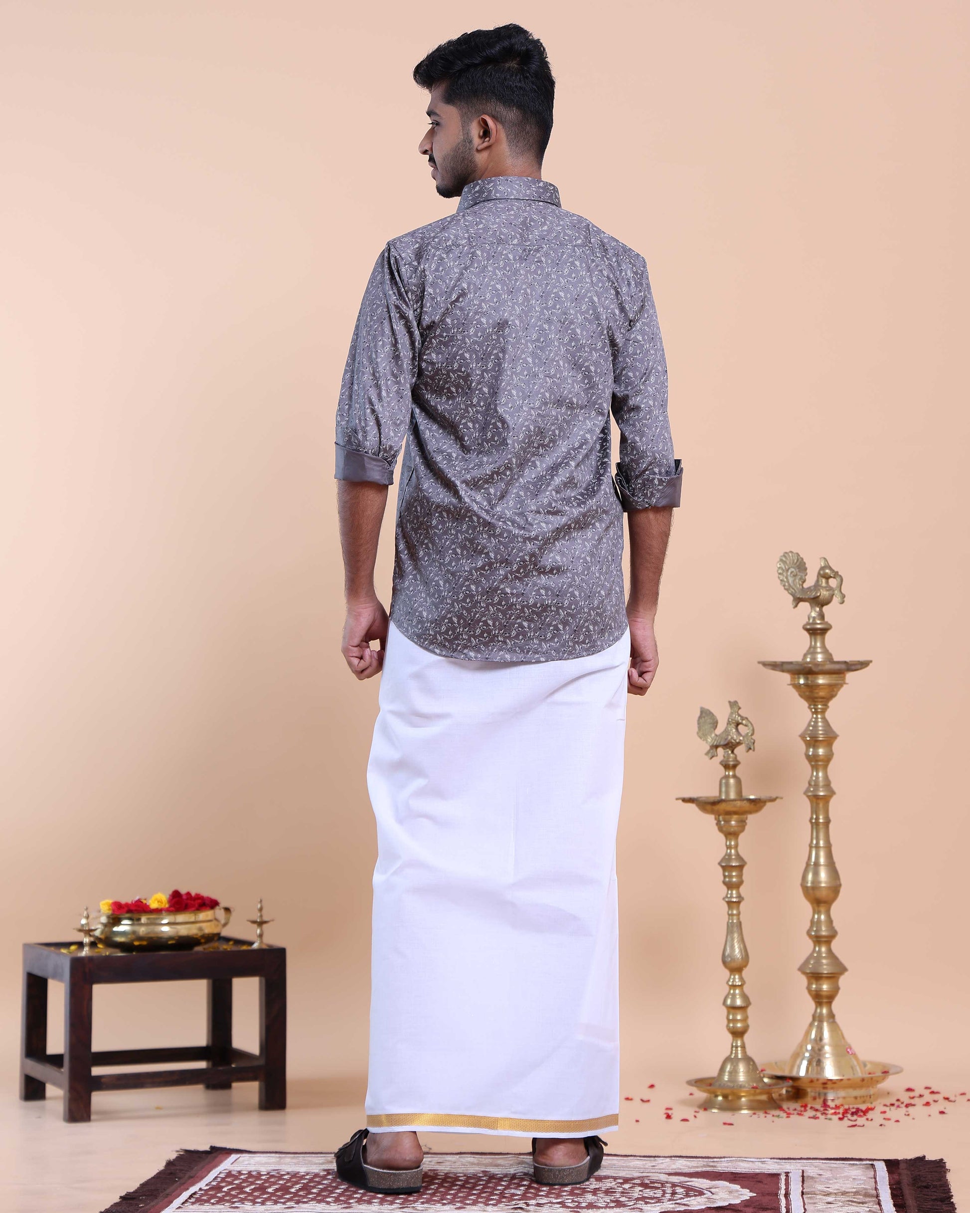 elegant-mens-ethnic-full-sleeve-shirt-dhoti-set-with-zari-border-grey-two