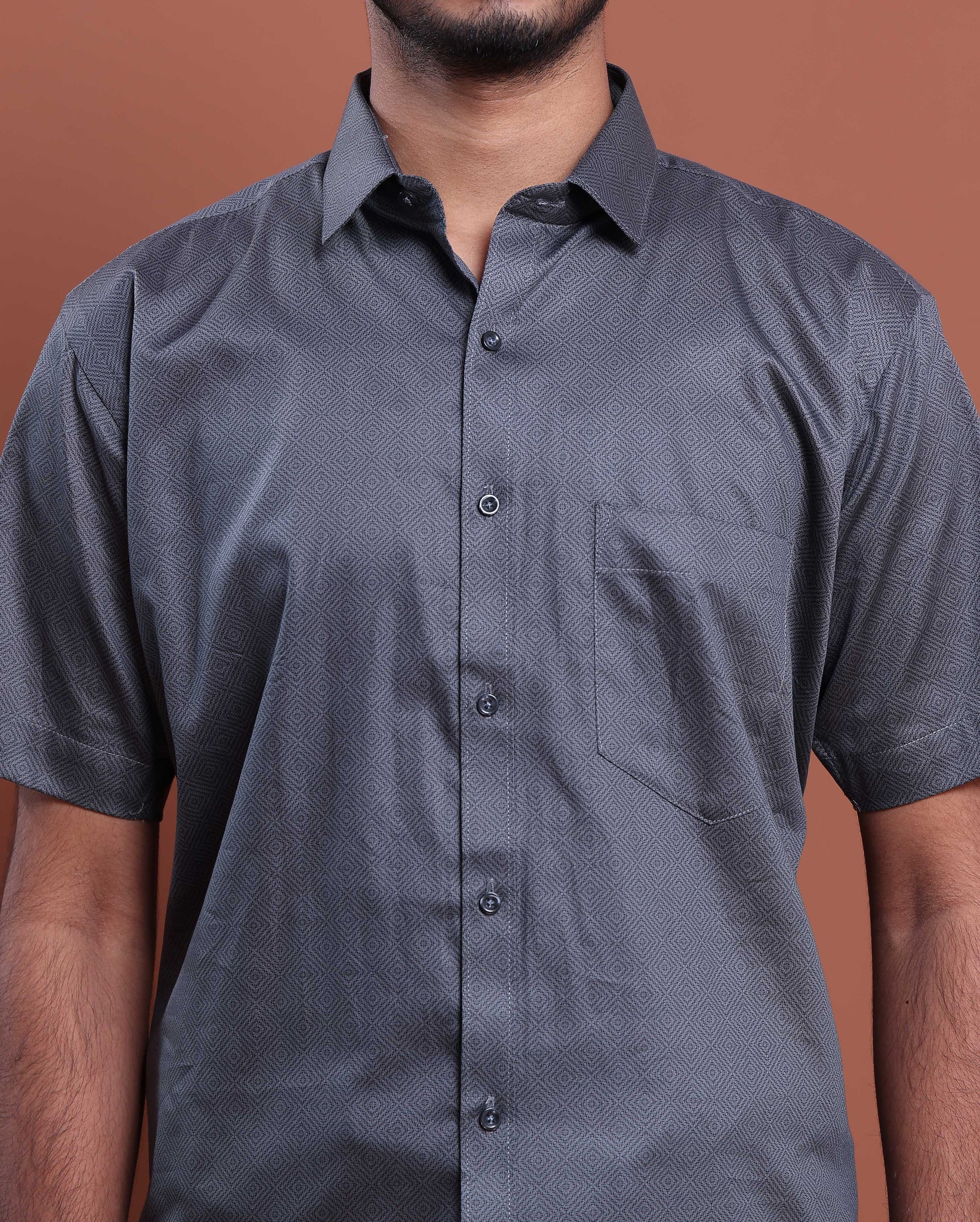 elegant-mens-ethnic-half-sleeve-shirt-dhoti-set-with-traditional-border-grey-two