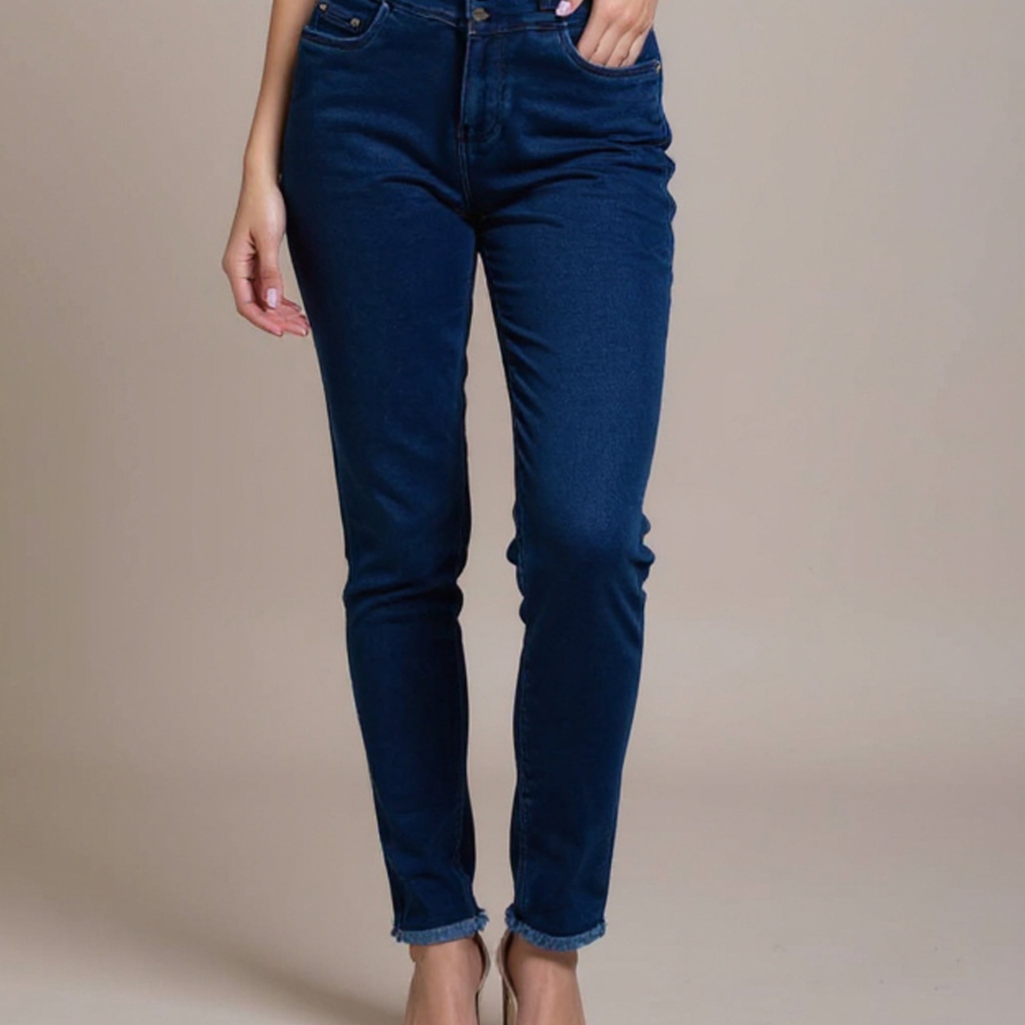 Women's High-Rise Skinny Jeans - Blue