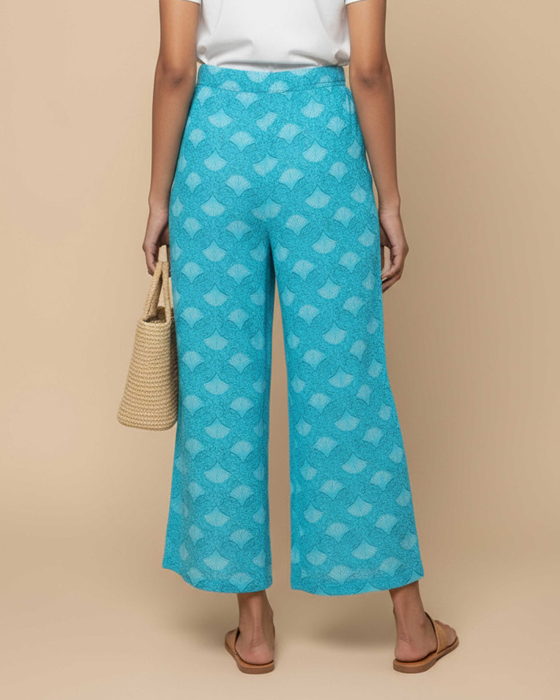 Women_s_Printed_Wide-Leg_Palazzo_Pant_with_Elasticated_Waistband_-_Blue-Front-Image