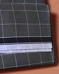 kibs-brand-mens-premium-cotton-checked-lungi-stitched-grey-kibs