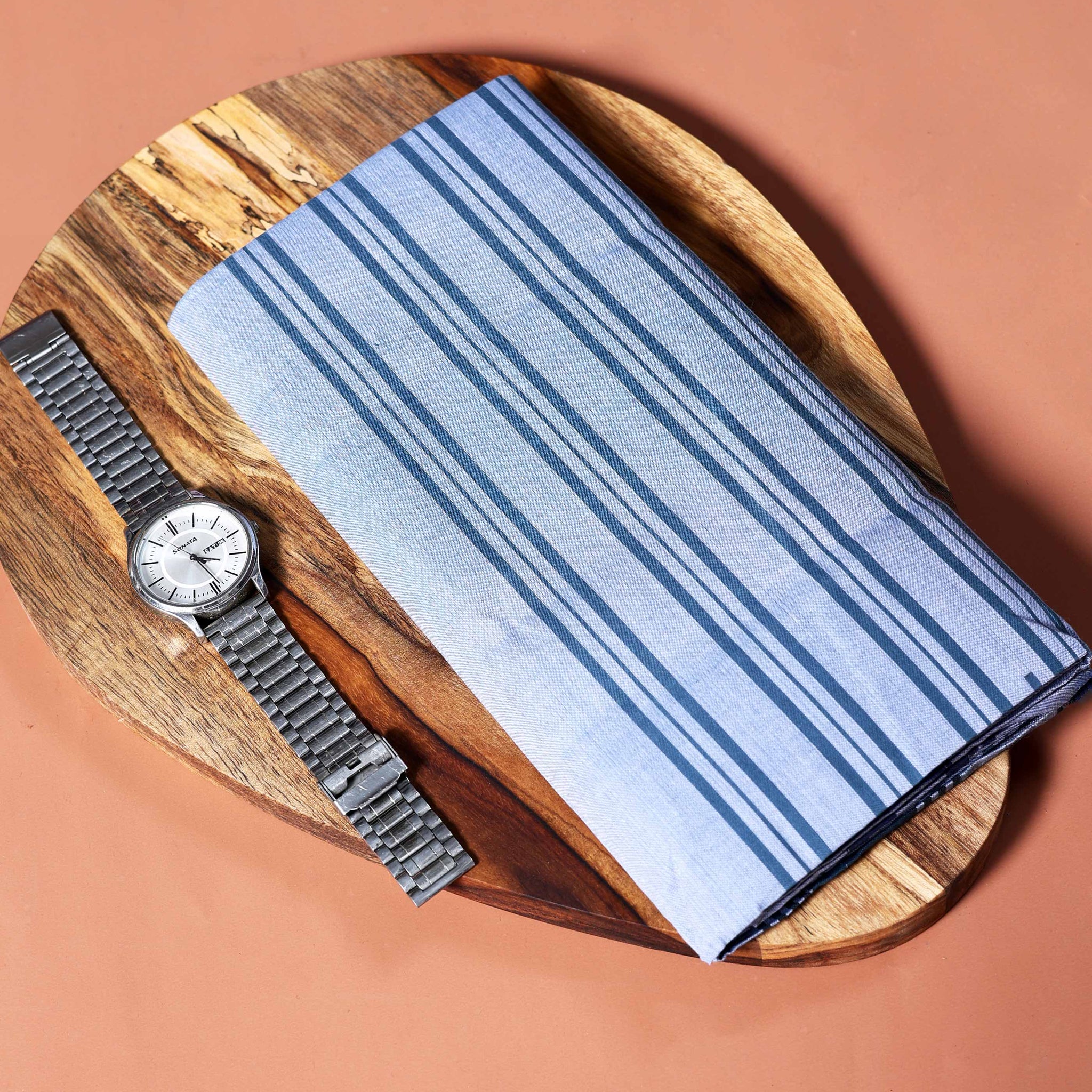 kibs-brand-mens-premium-cotton-striped-lungi-stitched-blue