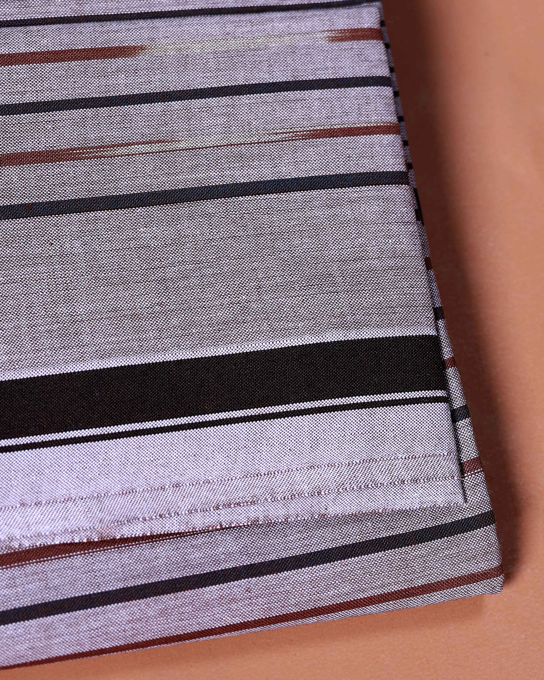 kibs-brand-mens-premium-cotton-striped-lungi-stitched-brown