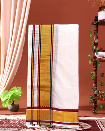 men-s-traditional-handloom-10-6-meter-cotton-dhoti-with-gold-border-off-white-one