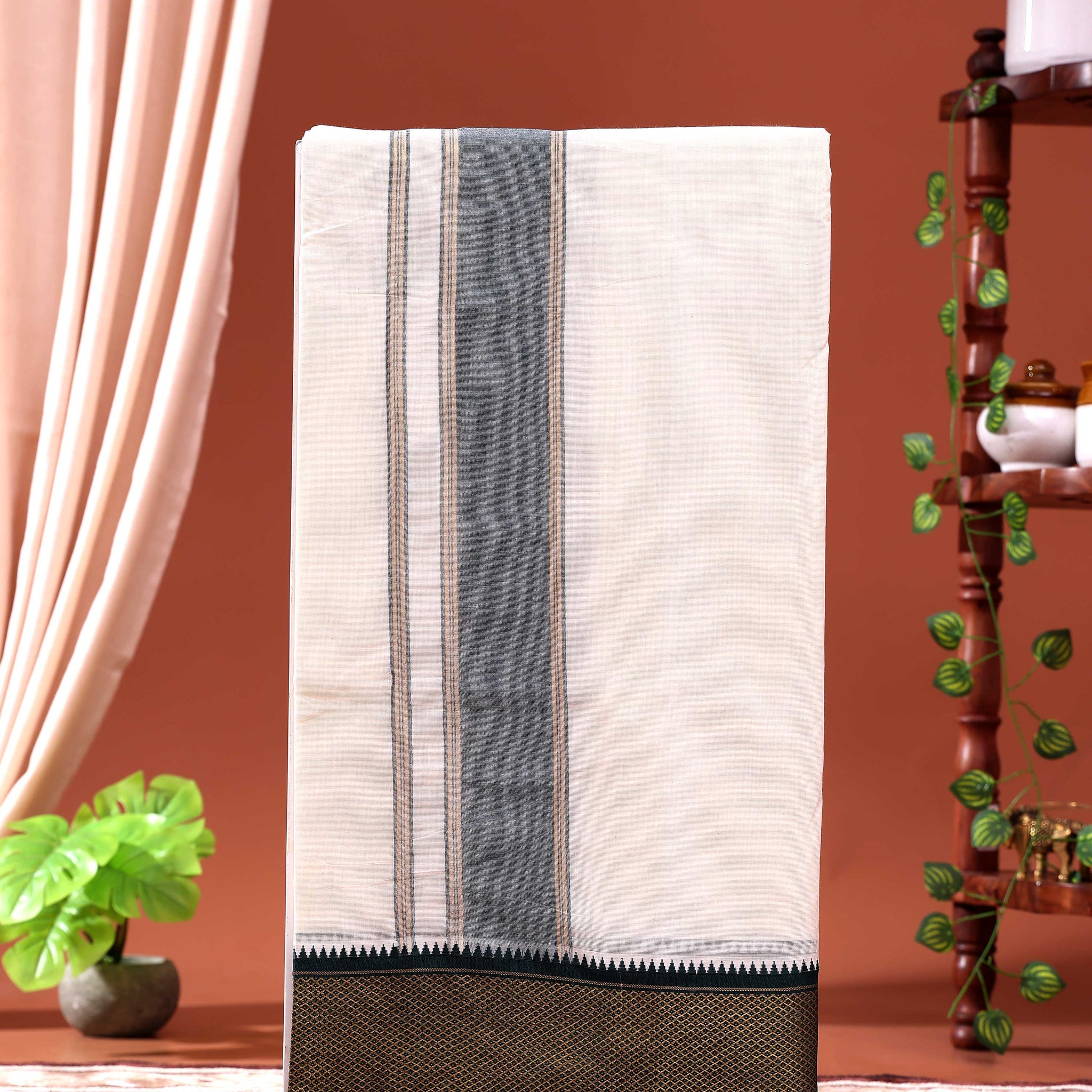 men-s-traditional-handloom-10-6-meter-cotton-dhoti-with-multi-border-off-white-one