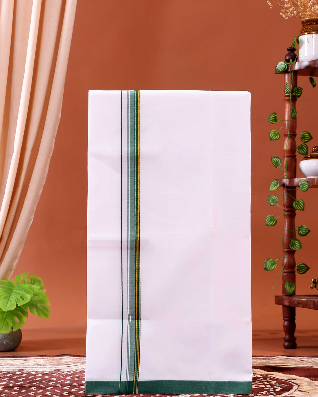 men-s-traditional-handloom-cotton-dhoti-with-green-border-white-one