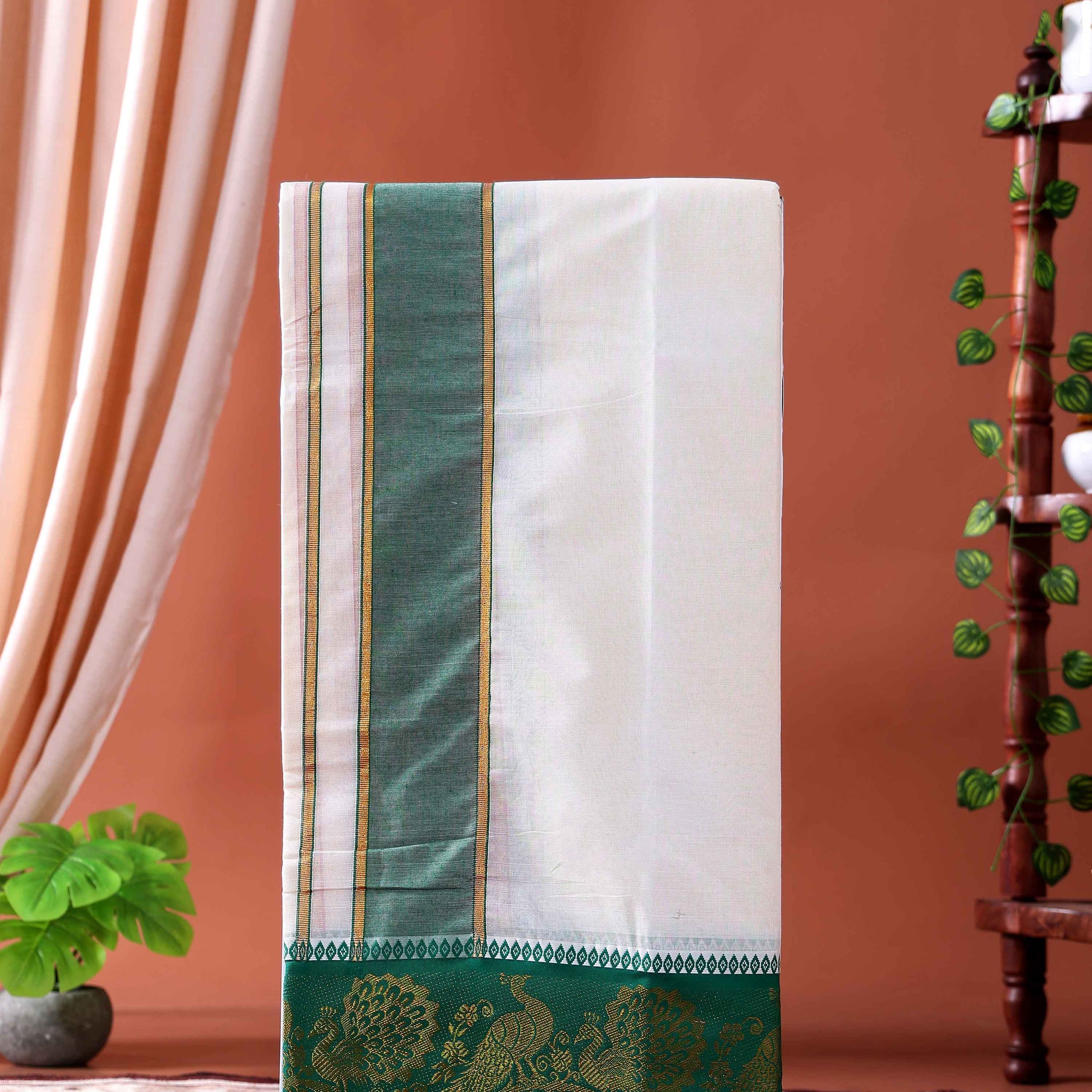 men-s-traditional-handloom-cotton-dhoti-with-multi-border-off-white-eleven