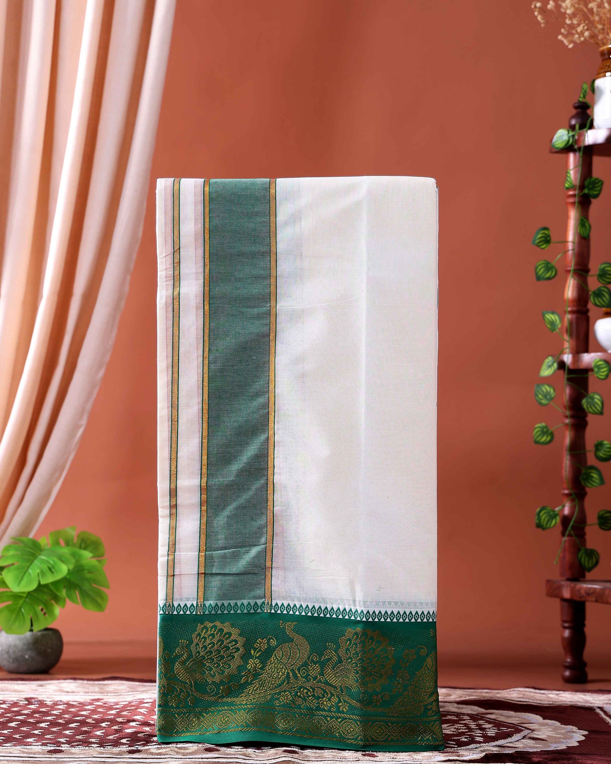 men-s-traditional-handloom-cotton-dhoti-with-multi-border-off-white-eleven