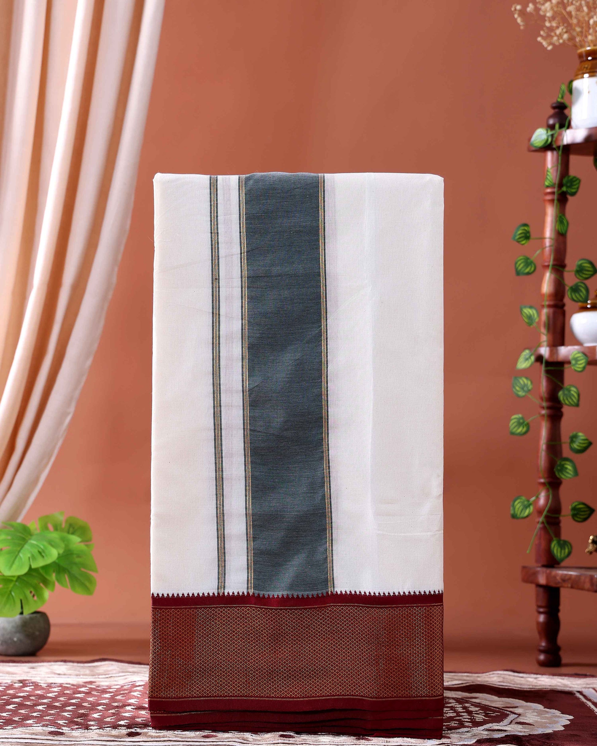 men-s-traditional-handloom-cotton-dhoti-with-multi-border-off-white-four