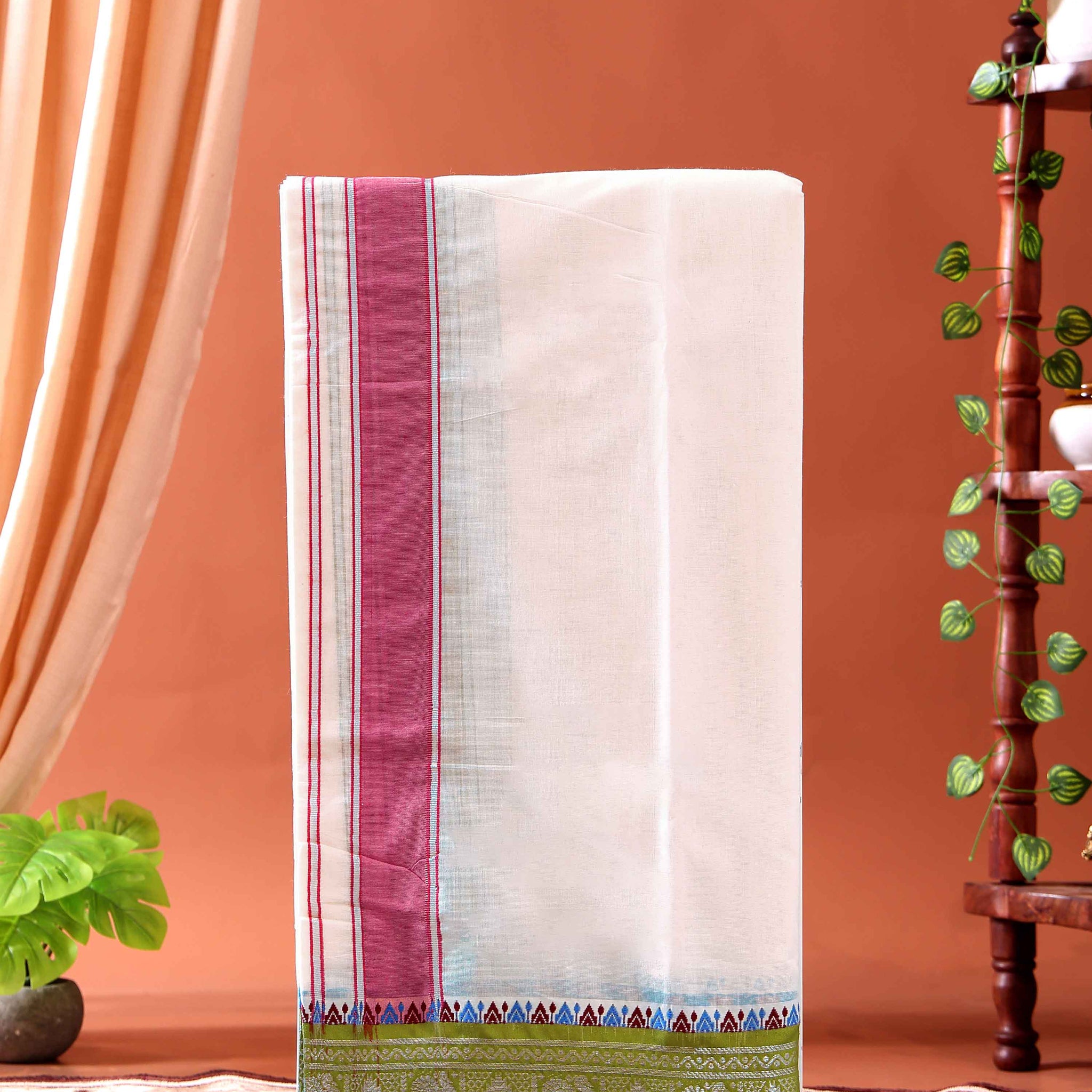 men-s-traditional-handloom-cotton-dhoti-with-multi-border-off-white-twenty eight