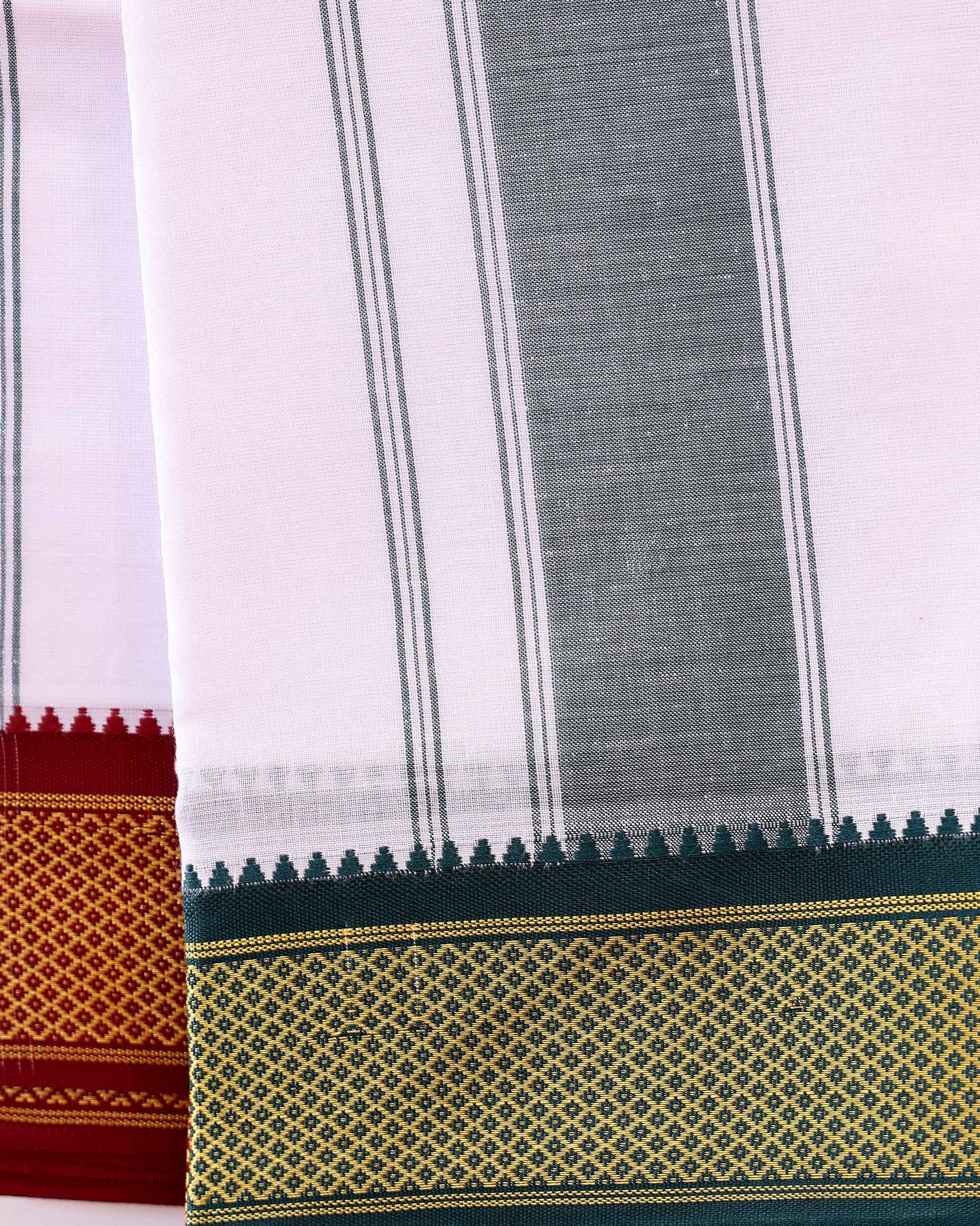 men-s-traditional-handloom-cotton-dhoti-with-multi-border-white-eleven