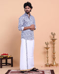 elegant-mens-ethnic-full-sleeve-shirt-dhoti-set-with-traditional-border-blue-Eight