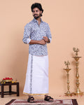 elegant-mens-ethnic-full-sleeve-shirt-dhoti-set-with-traditional-border-blue-Seven