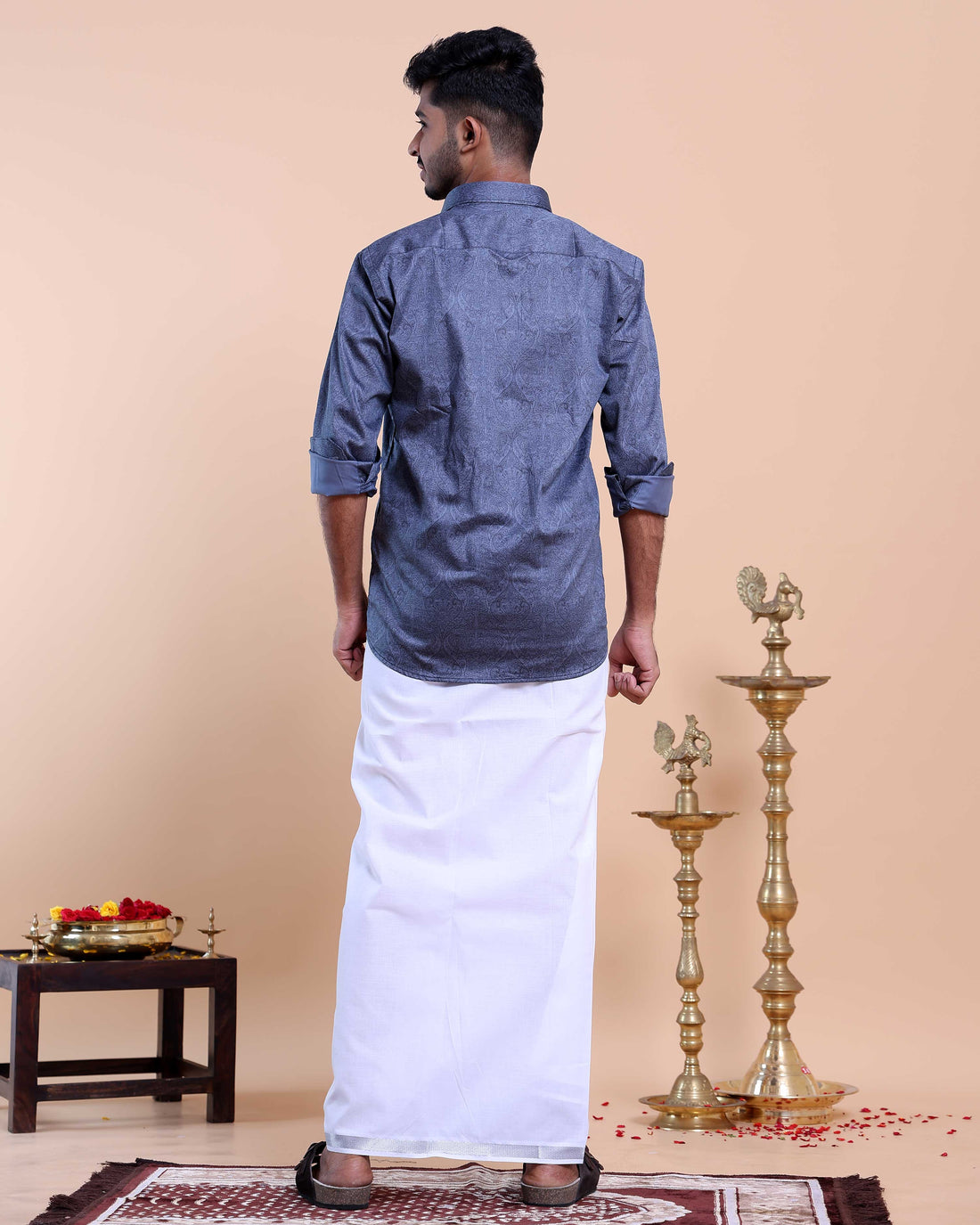 elegant-mens-ethnic-full-sleeve-shirt-dhoti-set-with-zari-border-blue-ten