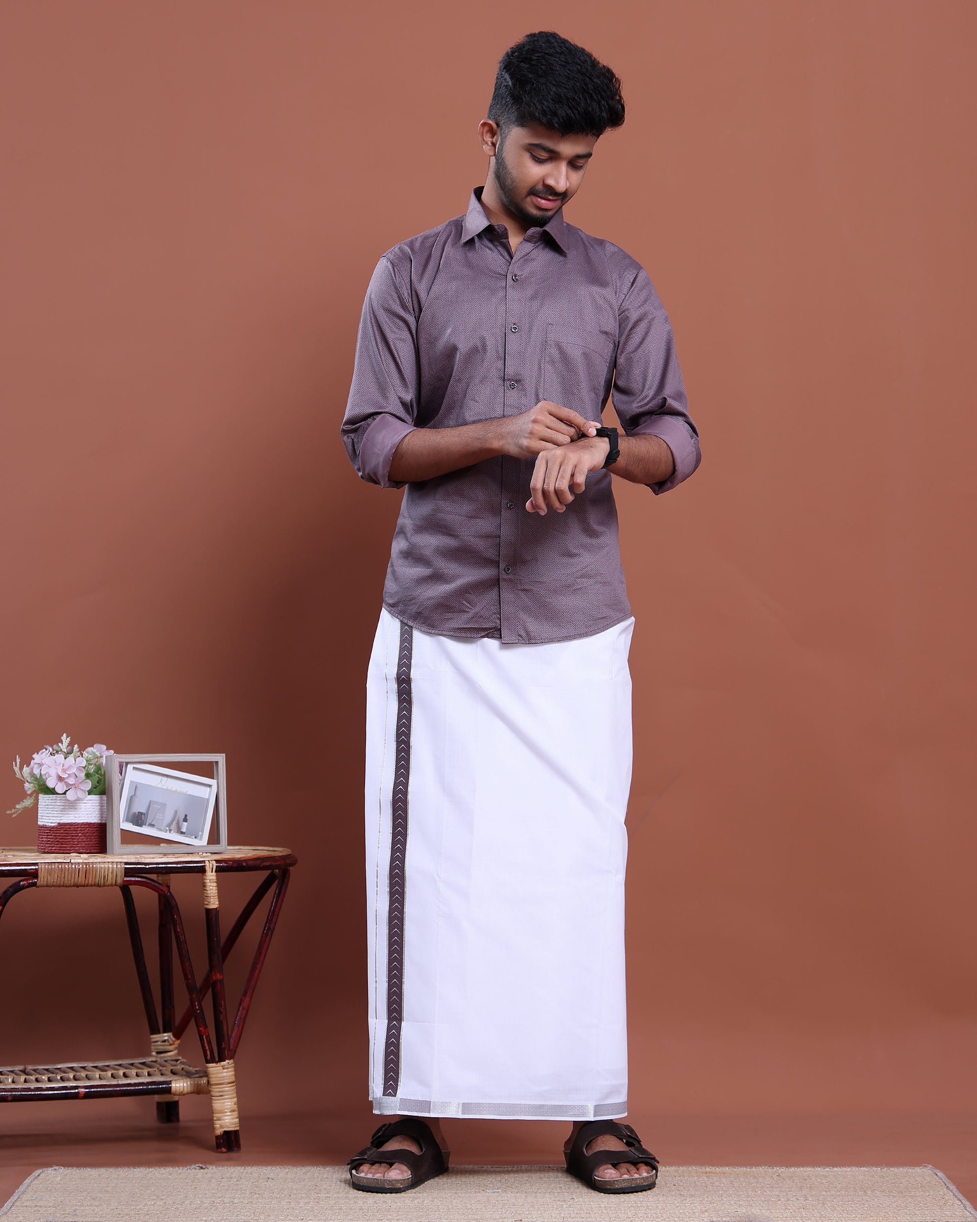 mens-full-sleeve-shirt-and-traditional-dhoti-set-with-designer-border-purple-nine