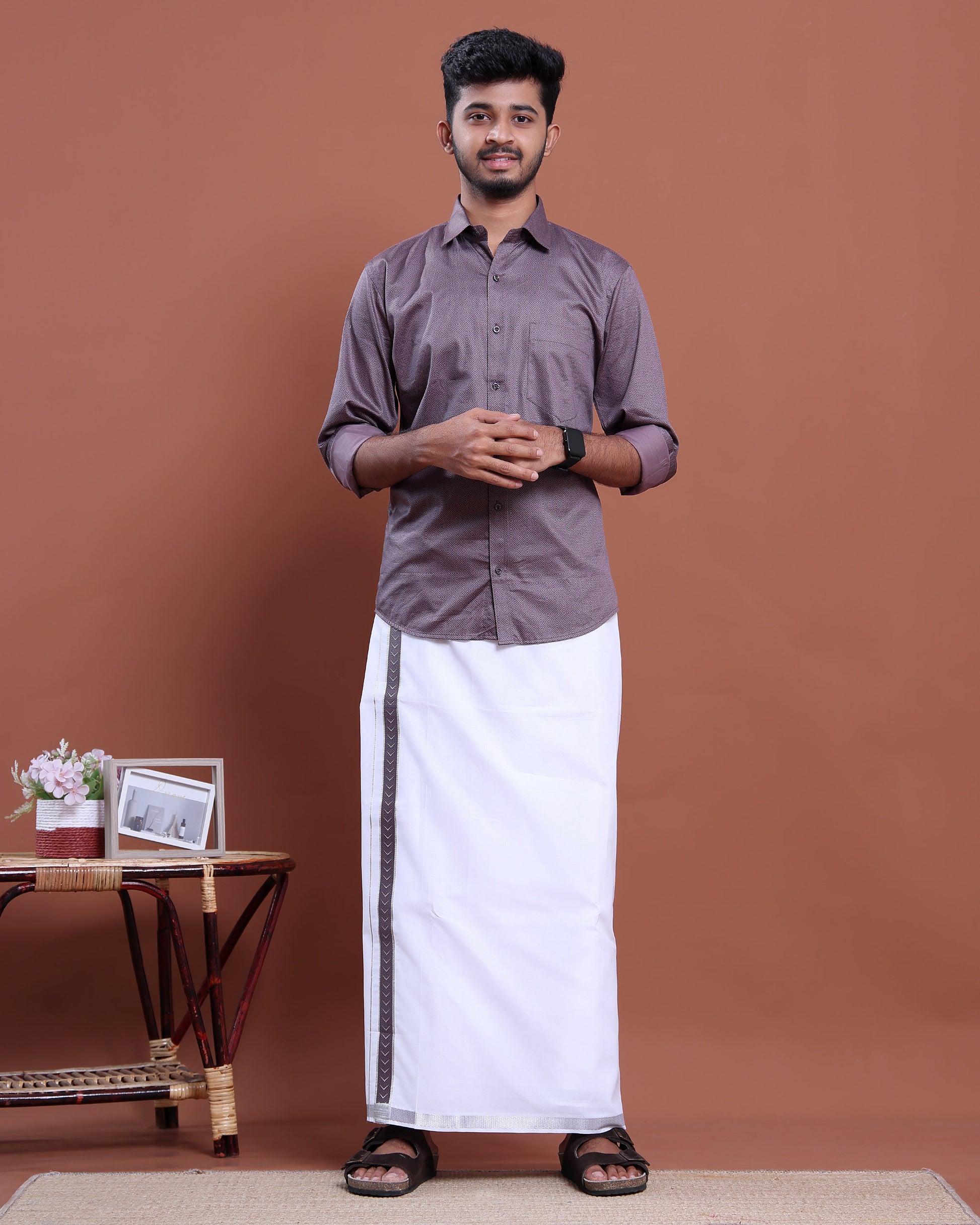 mens-full-sleeve-shirt-and-traditional-dhoti-set-with-designer-border-purple-one