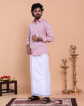 mens-full-sleeve-shirt-and-traditional-dhoti-set-with-woven-border-pink-three