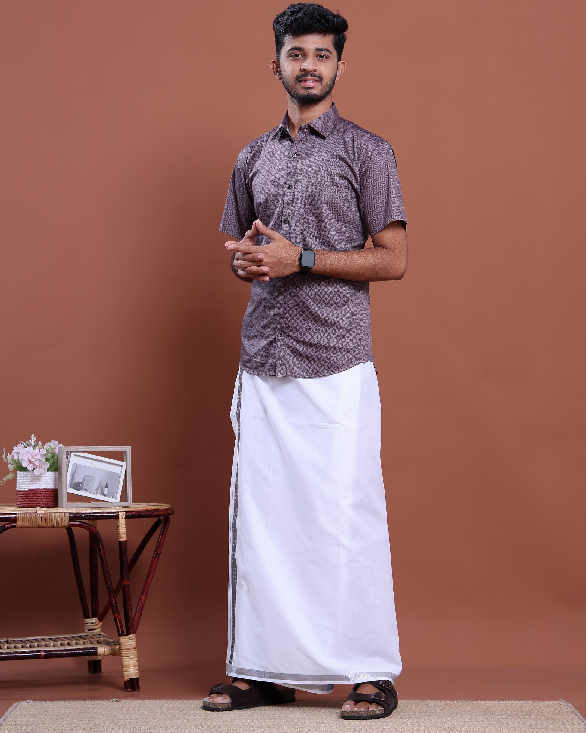 mens-half-sleeve-shirt-and-traditional-dhoti-set-with-designer-border-purple-five