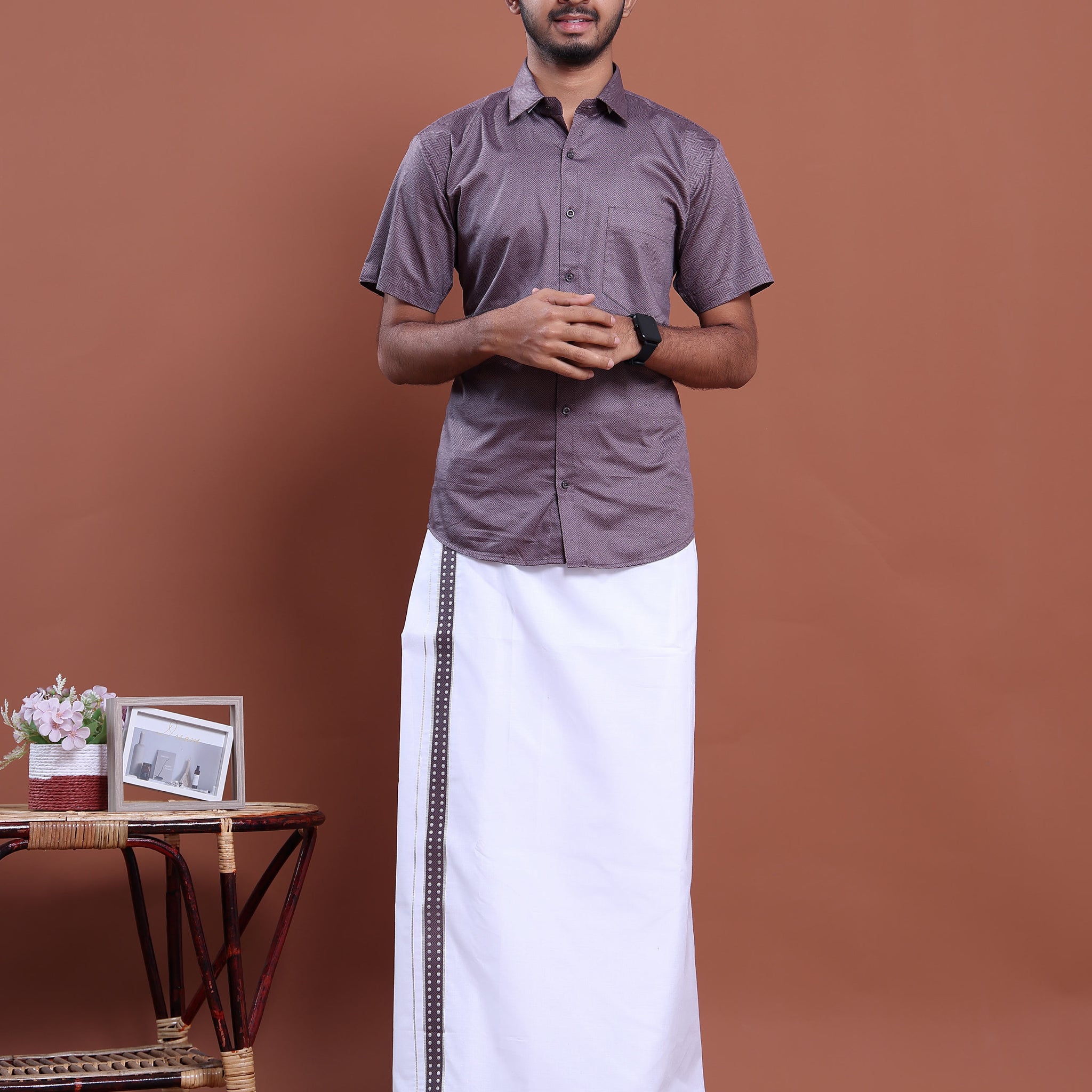 mens-half-sleeve-shirt-and-traditional-dhoti-set-with-designer-border-purple-five
