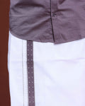 mens-half-sleeve-shirt-and-traditional-dhoti-set-with-designer-border-purple-four