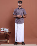 mens-half-sleeve-shirt-and-traditional-dhoti-set-with-designer-border-purple-four