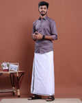 mens-half-sleeve-shirt-and-traditional-dhoti-set-with-designer-border-purple-seven