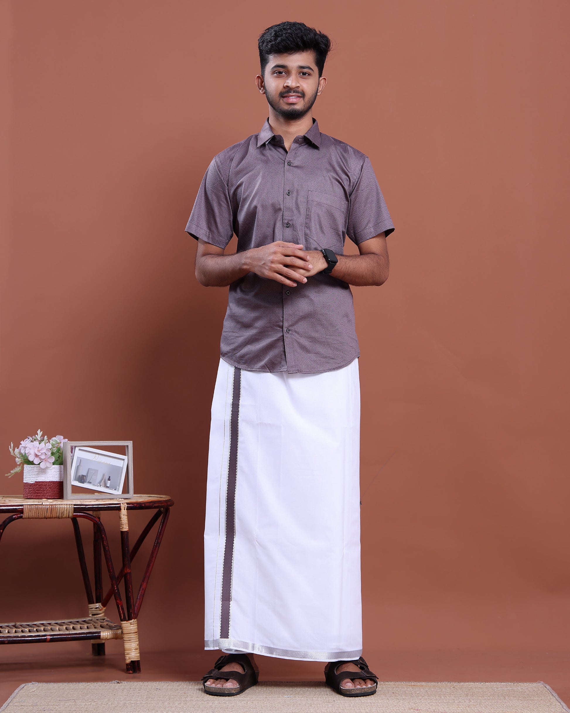 mens-half-sleeve-shirt-and-traditional-dhoti-set-with-designer-border-purple-three