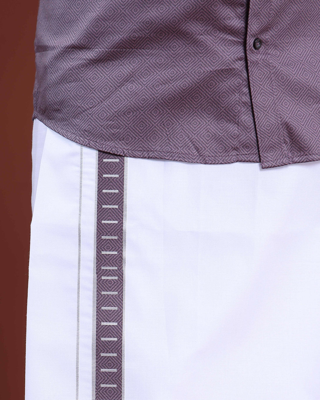 mens-half-sleeve-shirt-and-traditional-dhoti-set-with-designer-border-purple-two